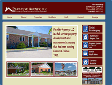 Tablet Screenshot of paradiseagency.com